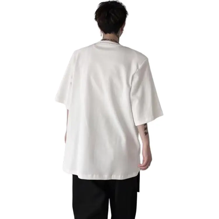 TESTUNG Trendy Versatile T Shirt Unisex-4