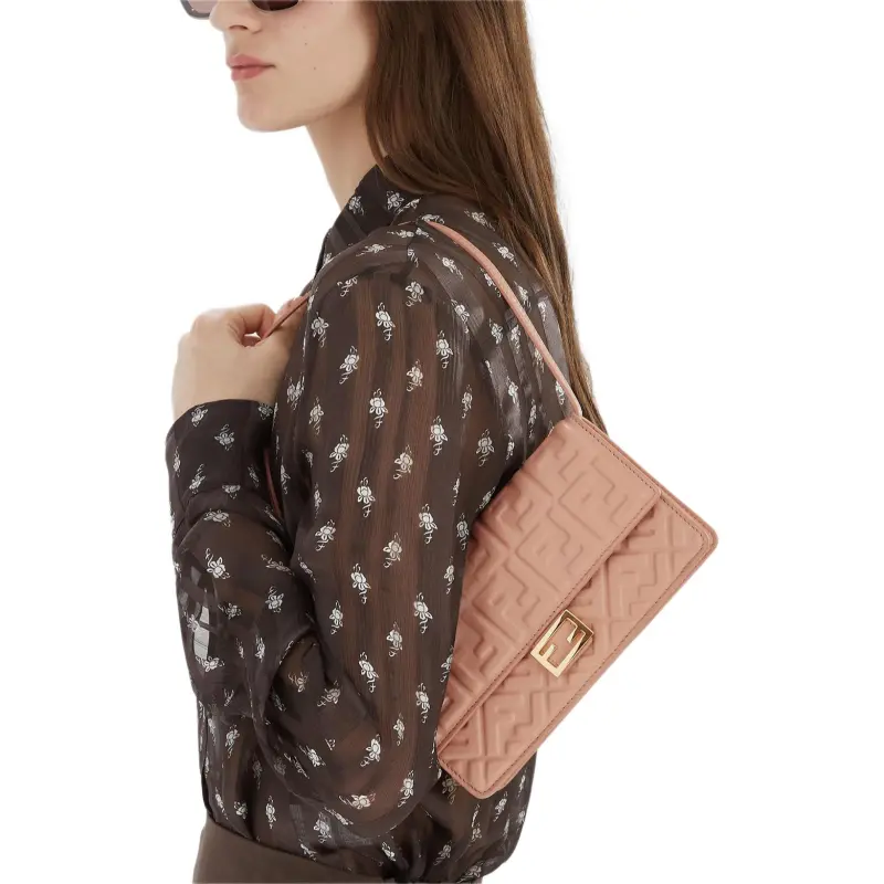 FENDI Floral Printed Semi Sheer Shirt-2