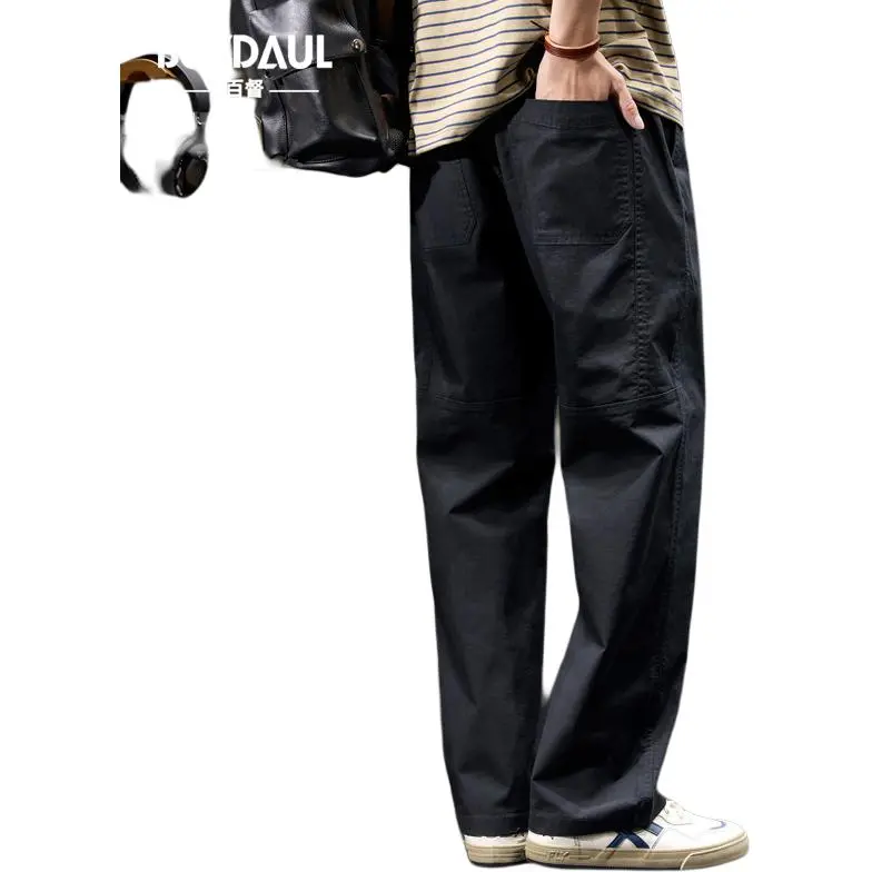 BUYDAUL Casual Pants Men-7