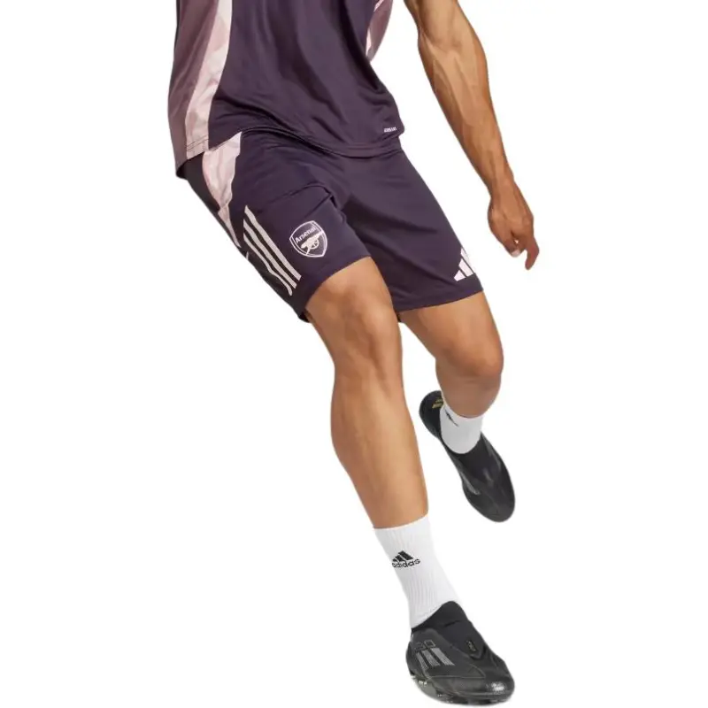 Adidas ArsenalTiro 24 FW24 Sports Shorts Men's Aurora Black-4