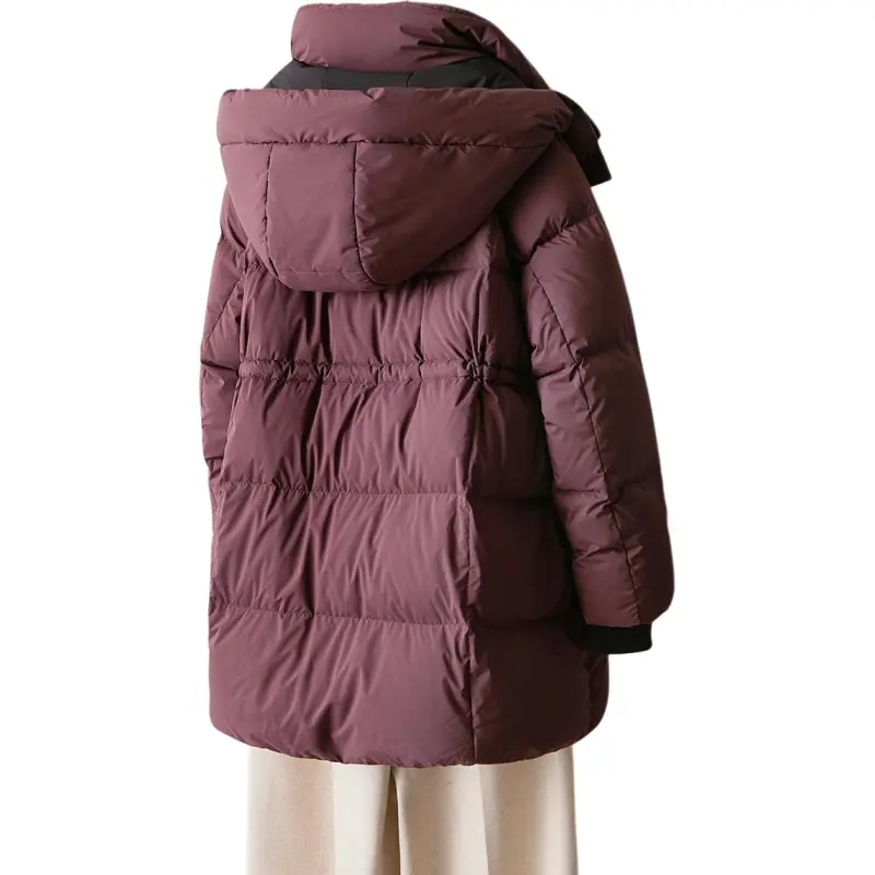 IHIMI Down Jacket Women's Dark Reddish Purple-2