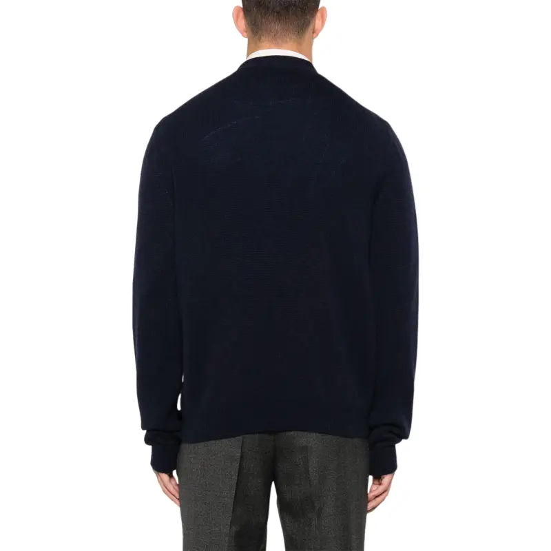 GUCCI Web stripe Trim Cardigan-2