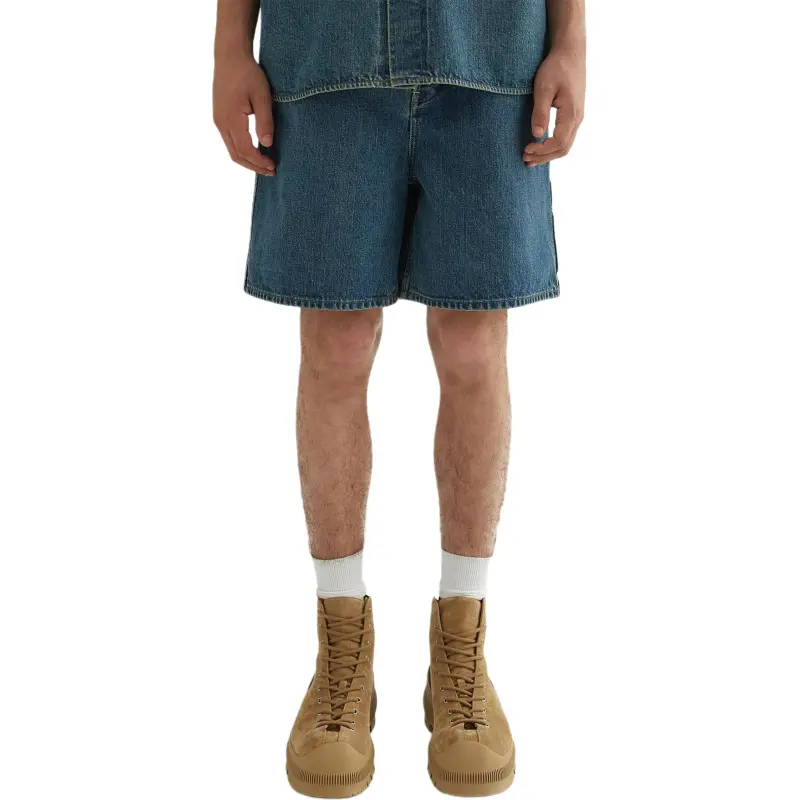 JIL SANDER High rise Denim Shorts-1