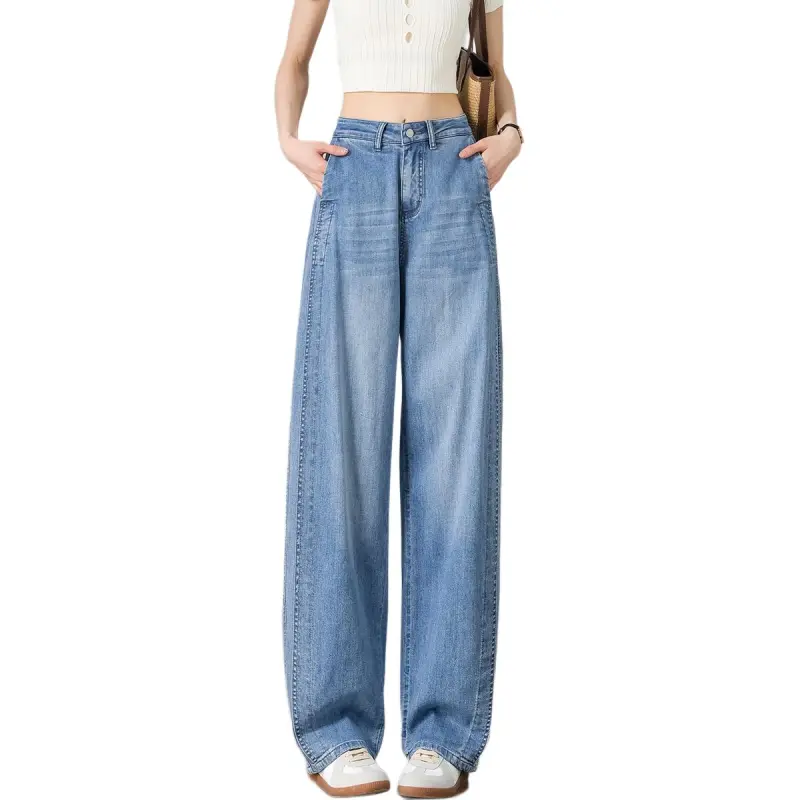 Weixi Jeans Women's Light Blue-2