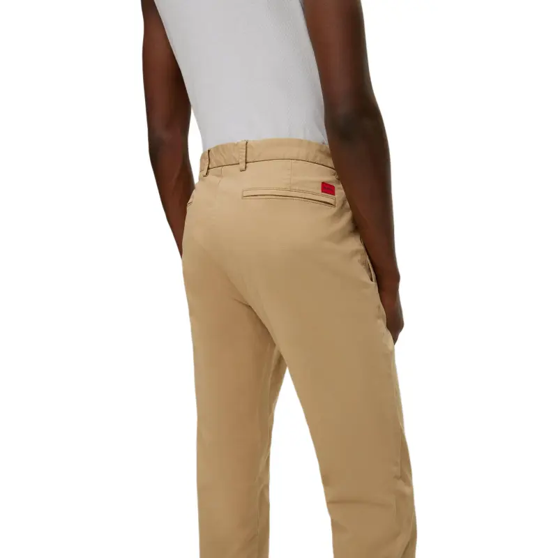 HUGO BOSS FW24 Casual Pants Men's Khaki-4