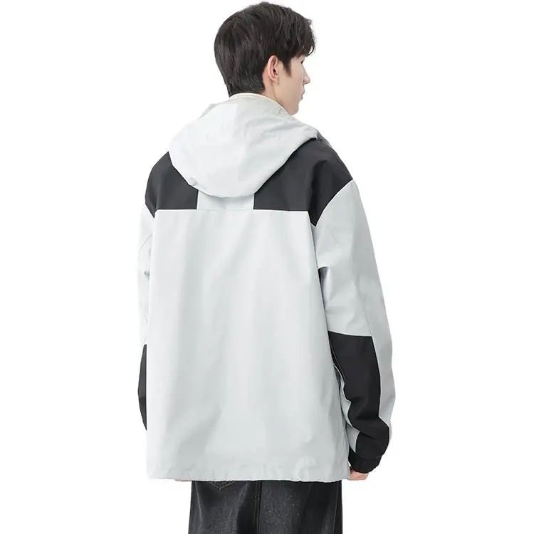 Yalu Water Resistant Windproof Breathable Wear Resistant Water Repellent Windbreaker Jacket Unisex-8