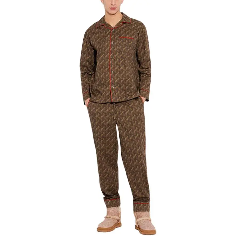 COACH SS23 Pajama Tops Men's Umber-1