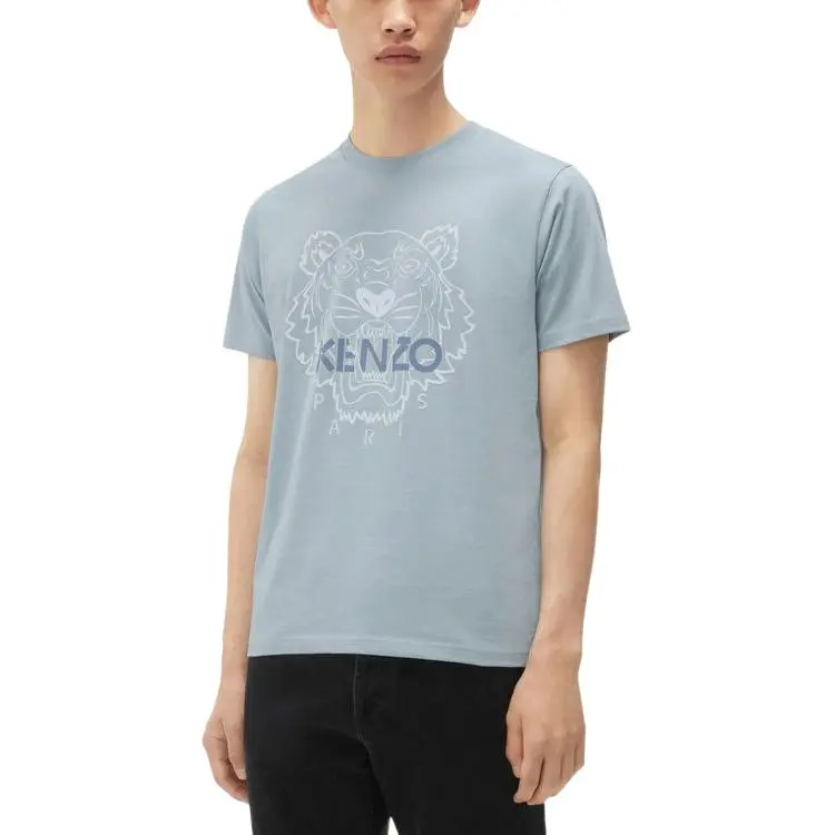 KENZO T Shirts Men Light Blue-1