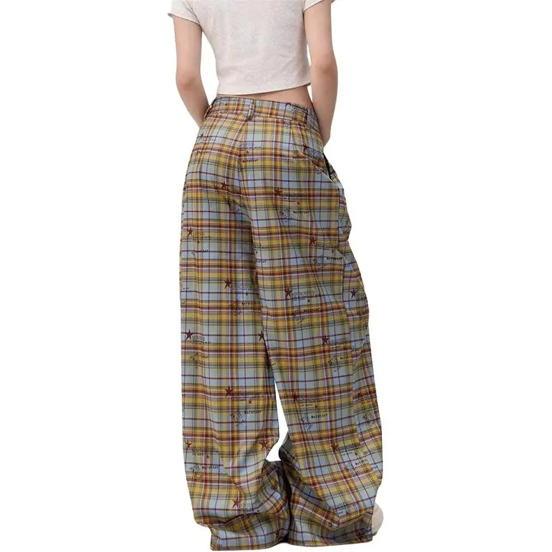 Ordifen Casual Pants Women's Yellow-1
