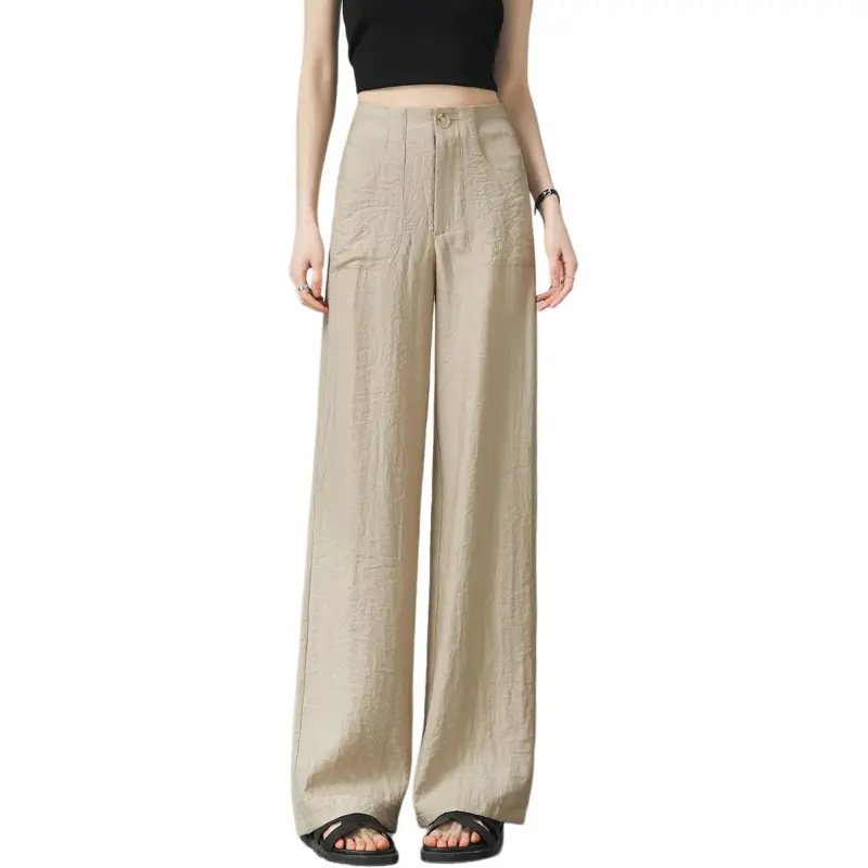 Weixi Casual Pants Women's Light Khaki-2