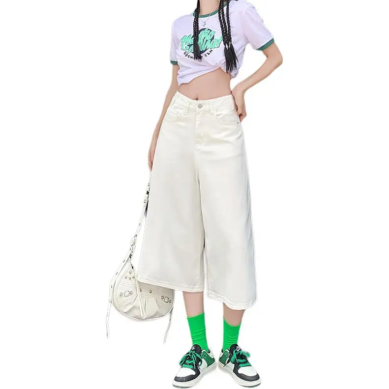 Kazakhstan Denim Shorts Women's Ecru-4
