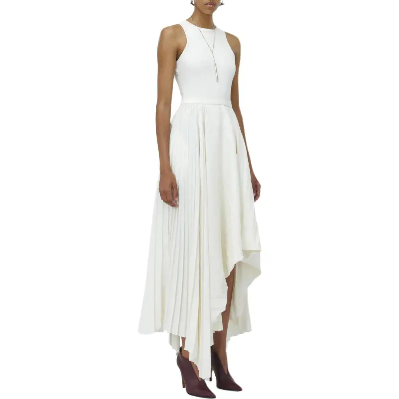 Alexander McQueen Asymmetric Midi Dress-2