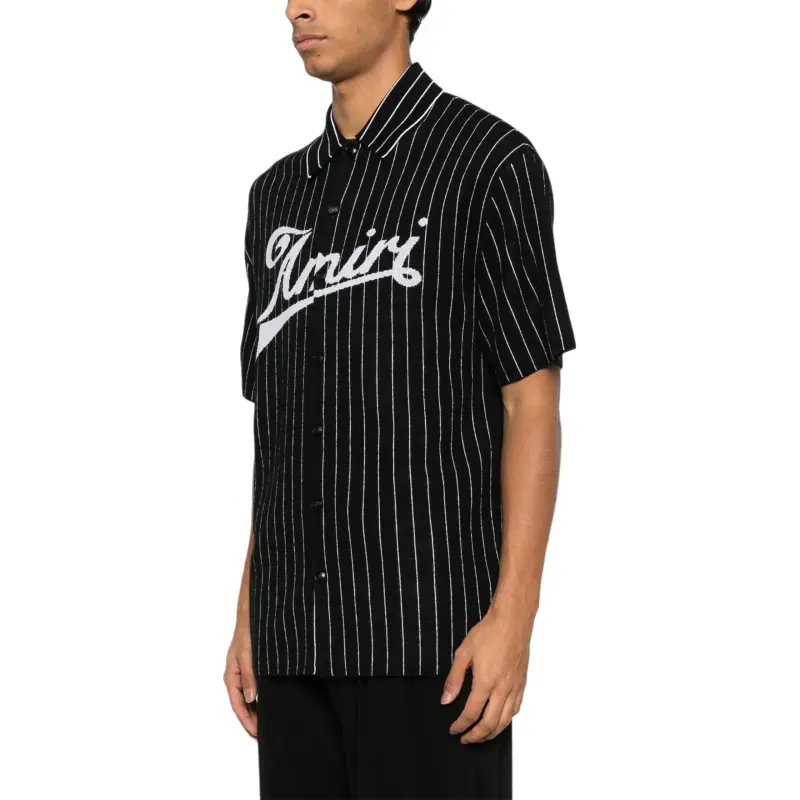 AMIRI Short Sleeved Pinstriped Shirt-3