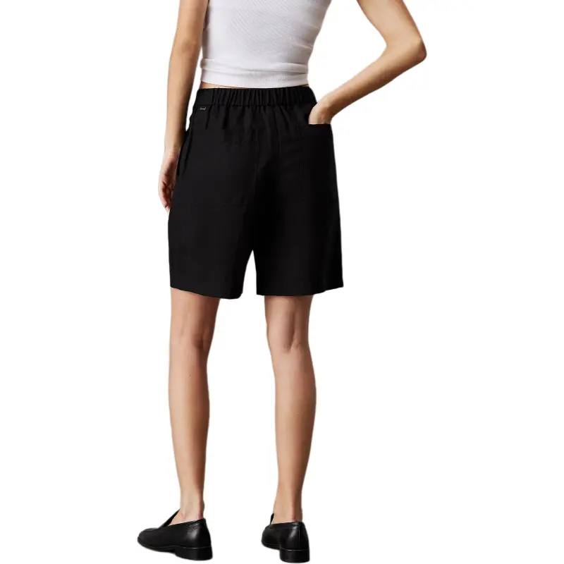 CALVIN KLEIN Casual Shorts Europe Version Women's Black-1