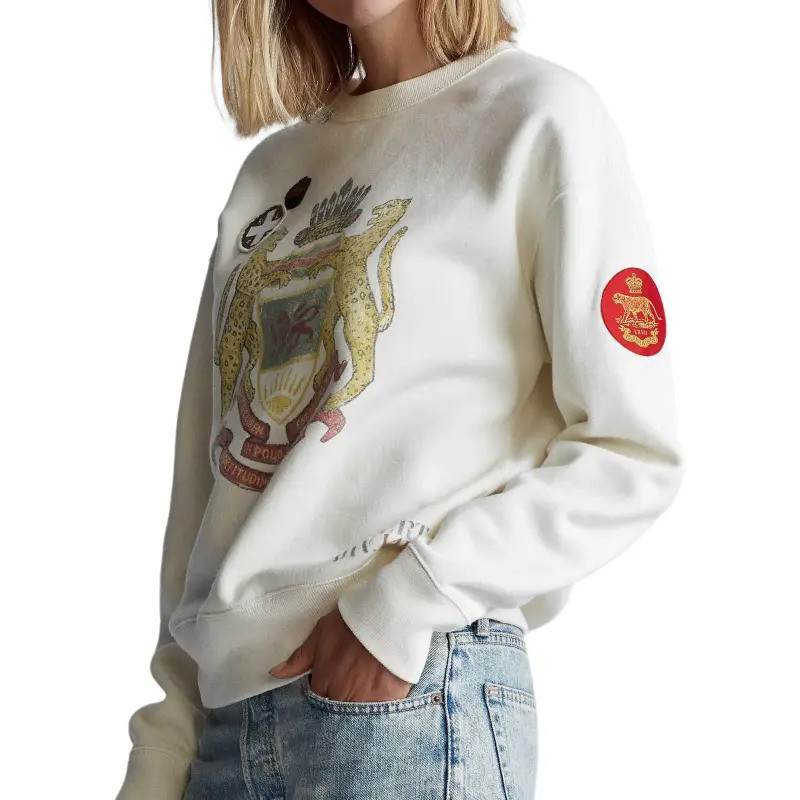 Polo Ralph Lauren Sweatshirt Women's Ecru-3