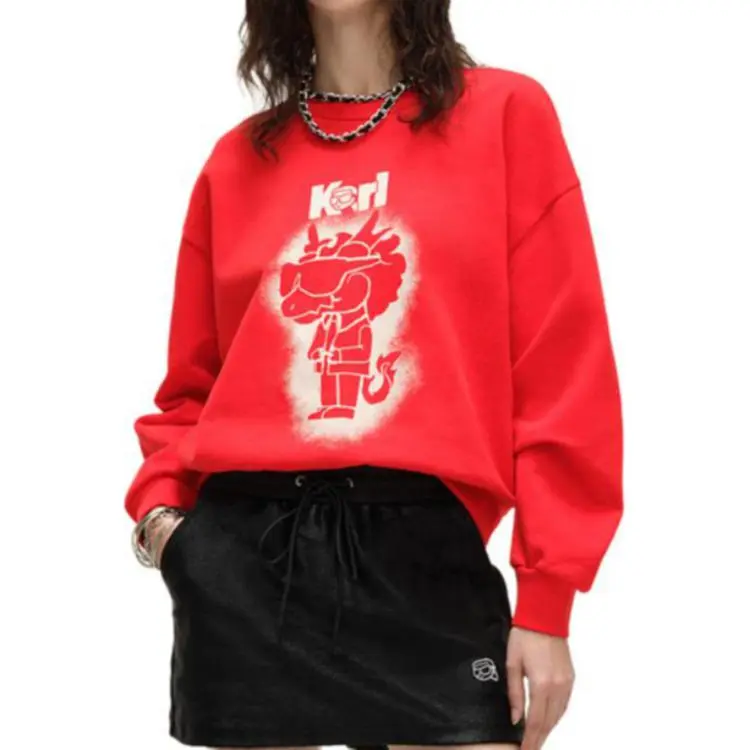 KARL LAGERFELD SS24 Sweatshirt Women's Red-3