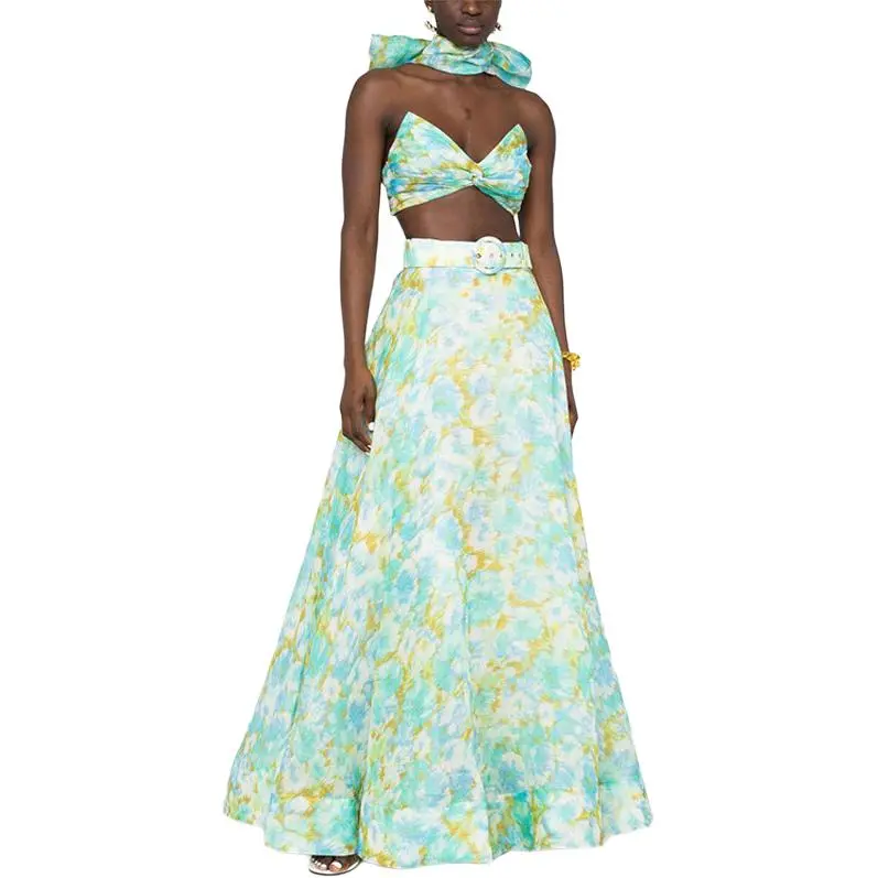 Zimmermann High Tide Floral print Maxi Skirt-2