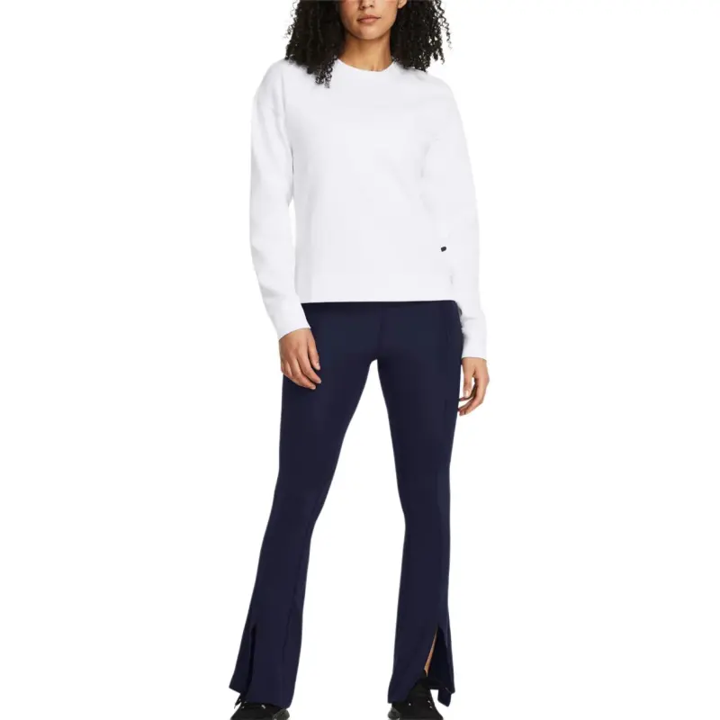 Under Armour Unstoppable Fleece Crew Sweatshirt Women's White-3