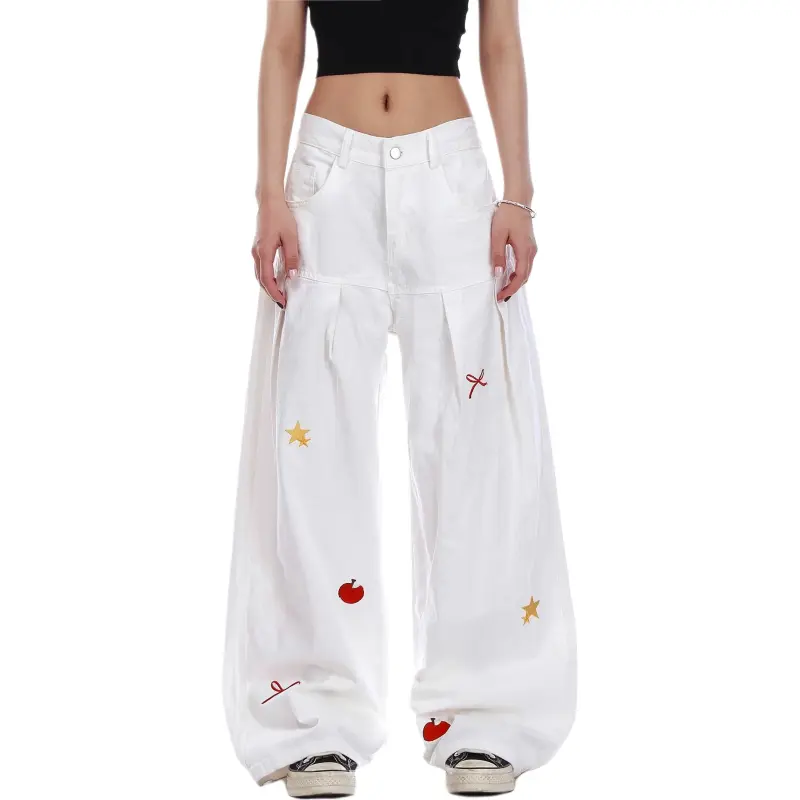 VINMUK Jeans Women's White-2