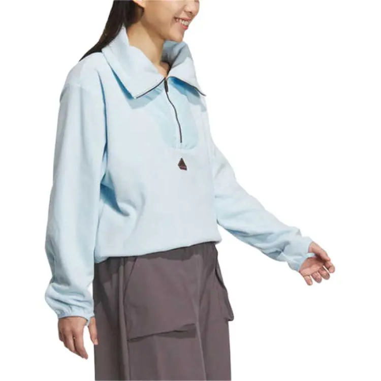 Adidas Sweatshirts Women's Blue-2