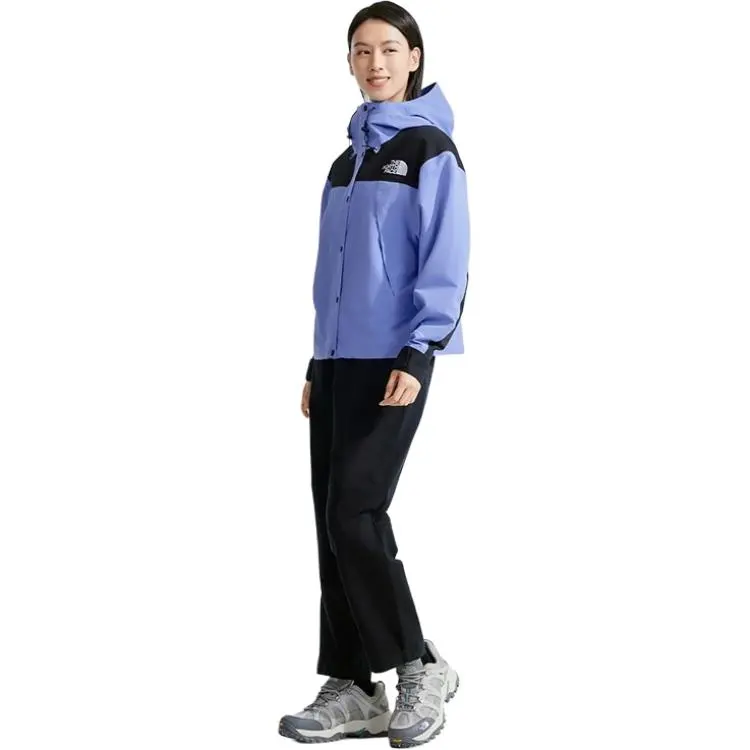 THE NORTH FACE Women's DryVent Mono Mountain Short Jacket Virtual Blue/TNF Black-1
