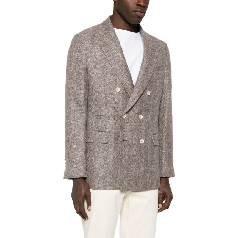 Brunello Cucinelli Double Breasted Tailored Blazer-3