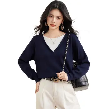 La Chapelle Knitwear Women's Navy Blue