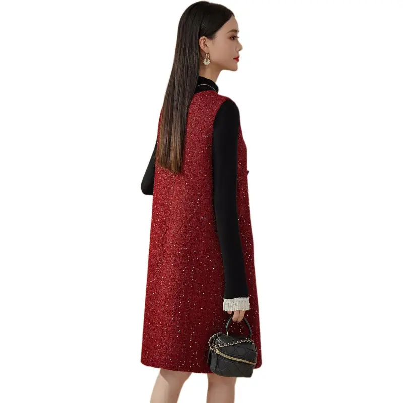 Hang Yi Court Long Sleeved Dresses Women's-3