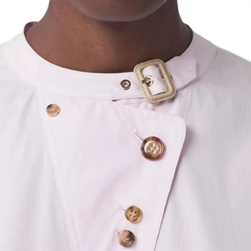 Burberry Long-Sleeved Dresses Women's Pink-2