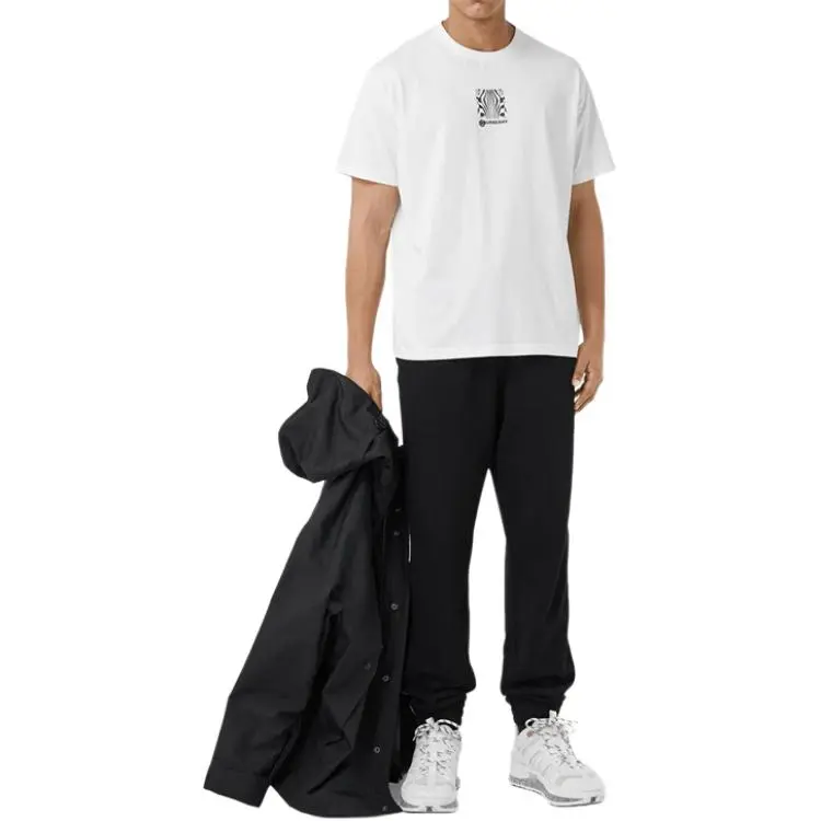 Burberry T Shirts Men White-3