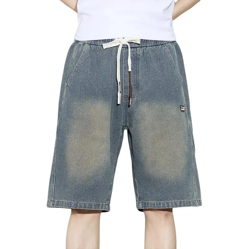 Children Of Huaxia Denim Shorts Unisex-0