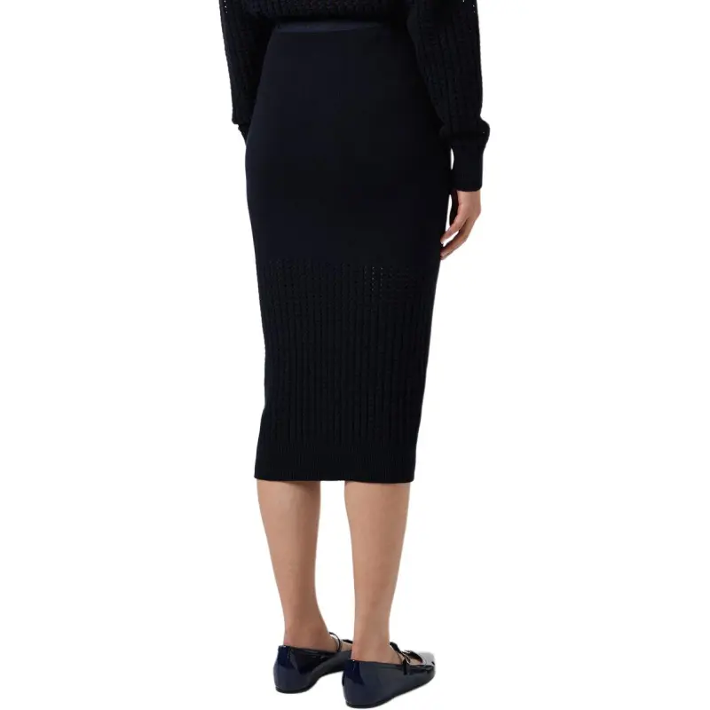 Iceberg Knitted Midi Skirt-2