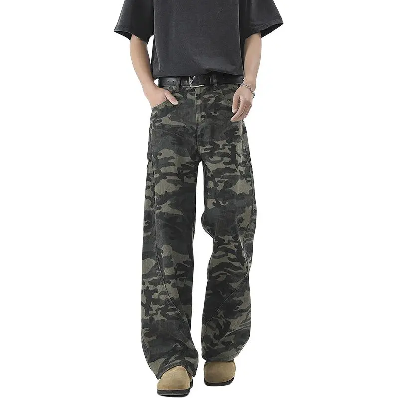 DARK HORSE Casual Pants Unisex Camouflage-1