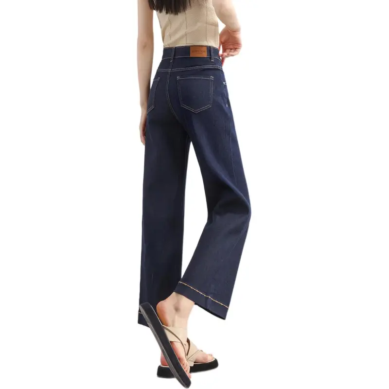 HIPPIEMISS Jeans Women's Normal Washed Blue-1