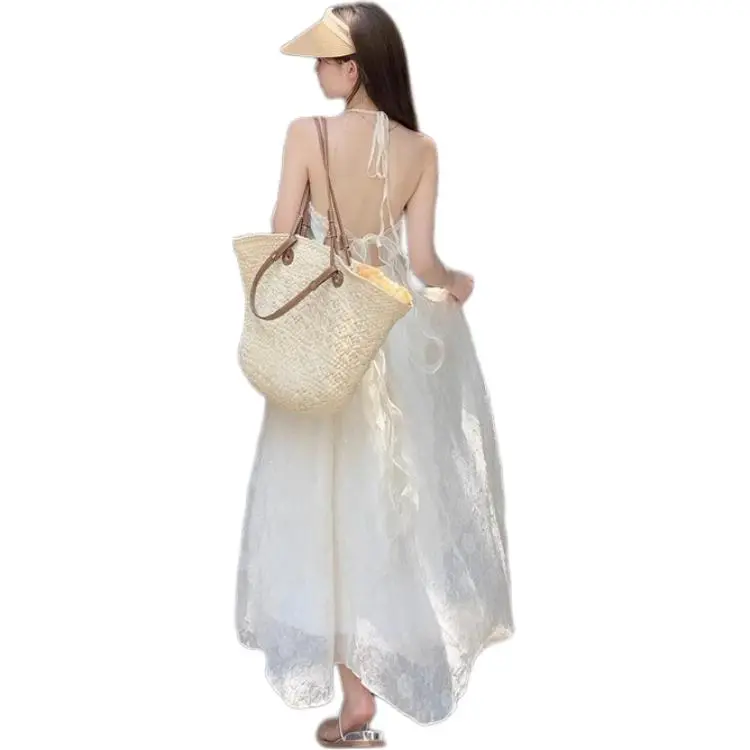 KAISER Slip Dresses Women's White-5
