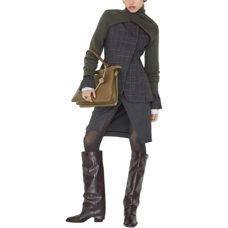 FENDI Checked Tailored Blazer-2