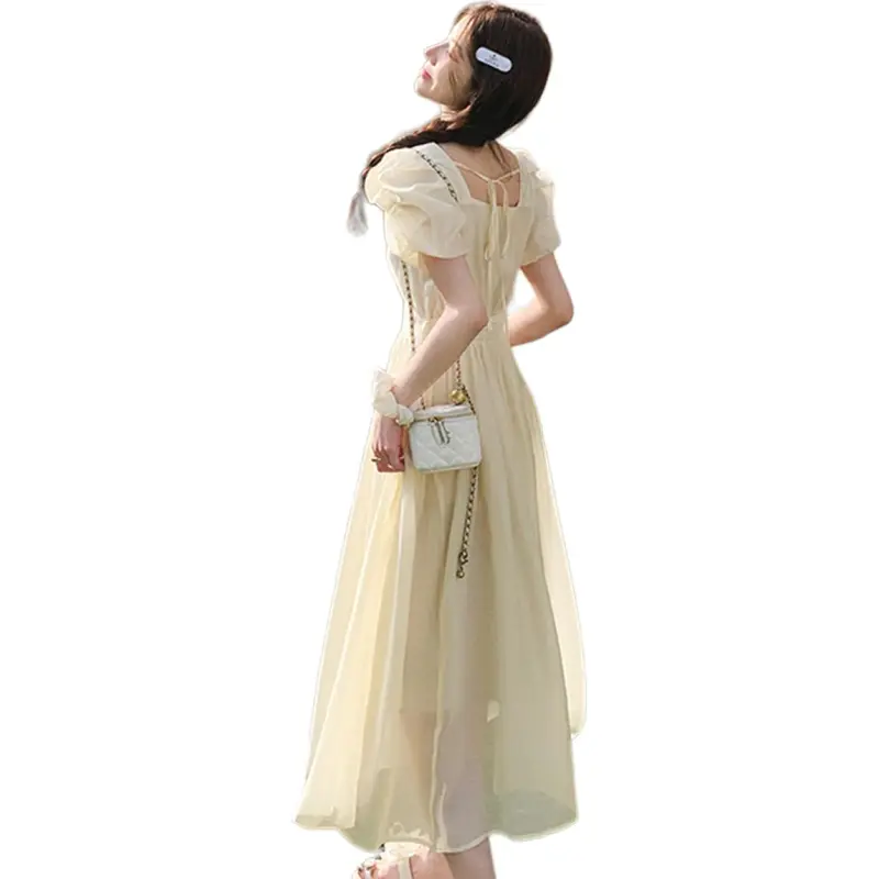 TEME Short Sleeved Dress Women's-20