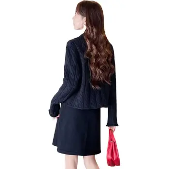 Tonlion Skirt Set Women's Black