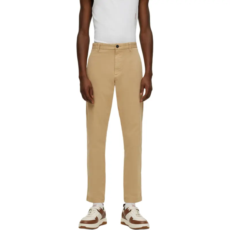 HUGO BOSS FW24 Casual Pants Men's Khaki-2