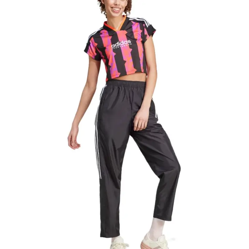 Adidas Tiro Cut T-Shirt Women's Black Purple-2