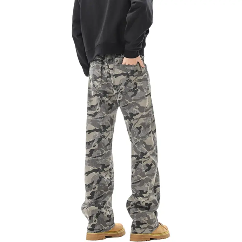 KVIV Jeans Men Camouflage -1