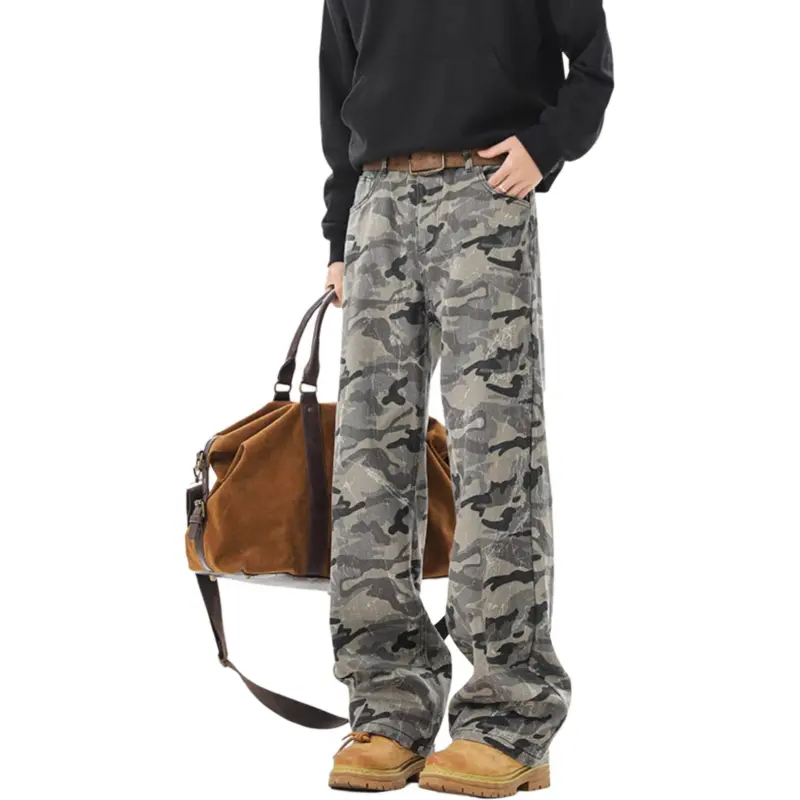 KVIV Jeans Men Camouflage -4