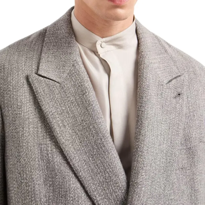 GIORGIO ARMANI Heritage Line Double breasted Jacket In A Wool And Viscose Blend-5