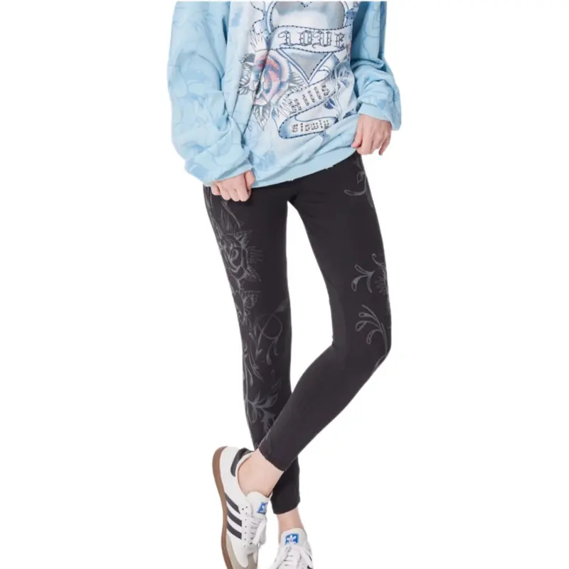 Ed Hardy SS25 Leggings Women's Black-3