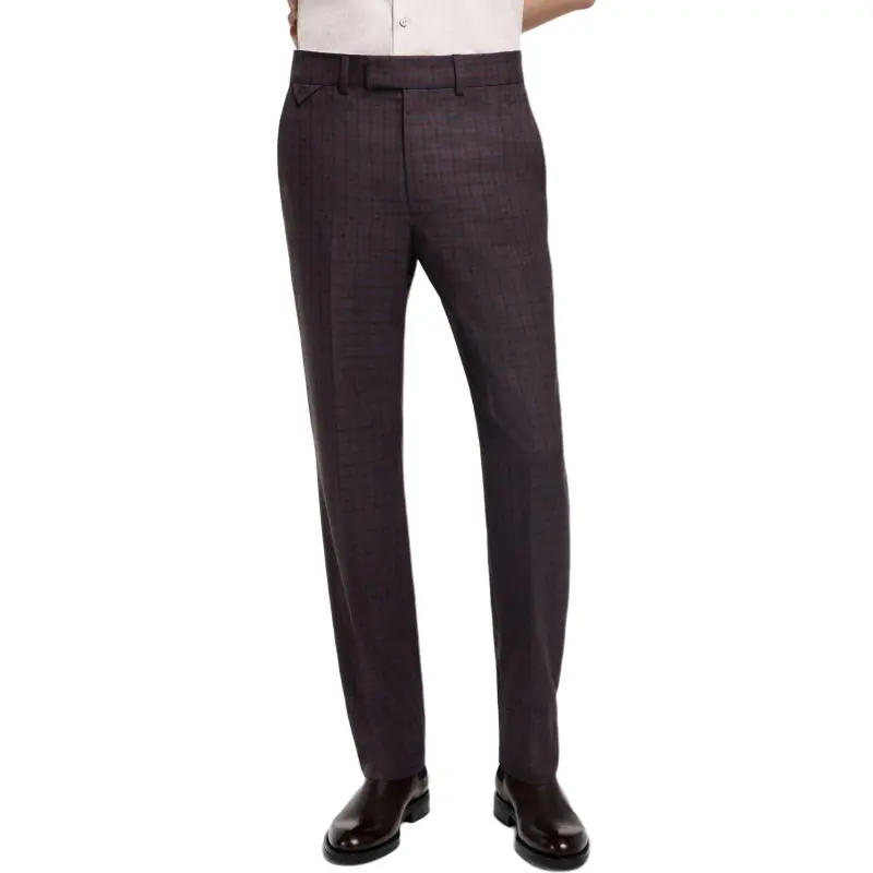 LOUIS VUITTON Casual Pants Men's Burgundy-1