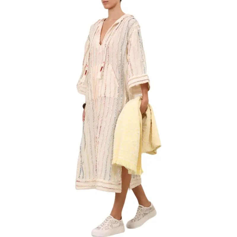 Zimmermann SS25 Long Sleeved Dress Women's Beige-5