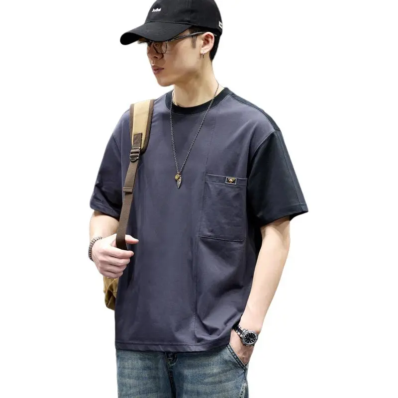 BUYDAUL T Shirts Men Black-1