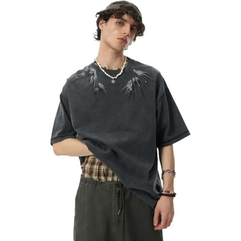 JHYQ T Shirt Unisex Batik Black-2