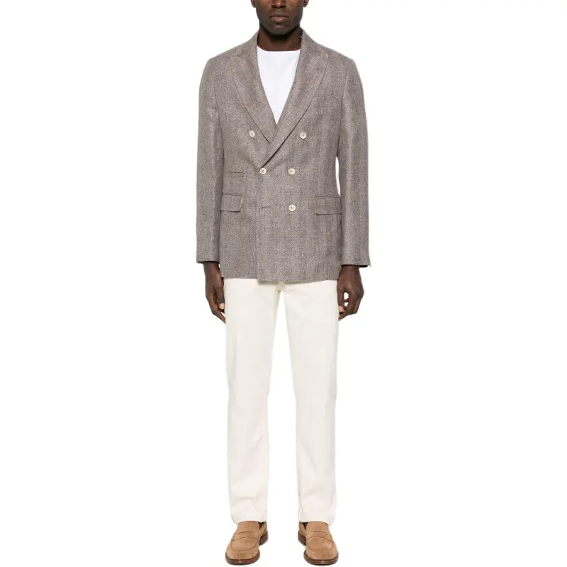 Brunello Cucinelli Double Breasted Tailored Blazer-1