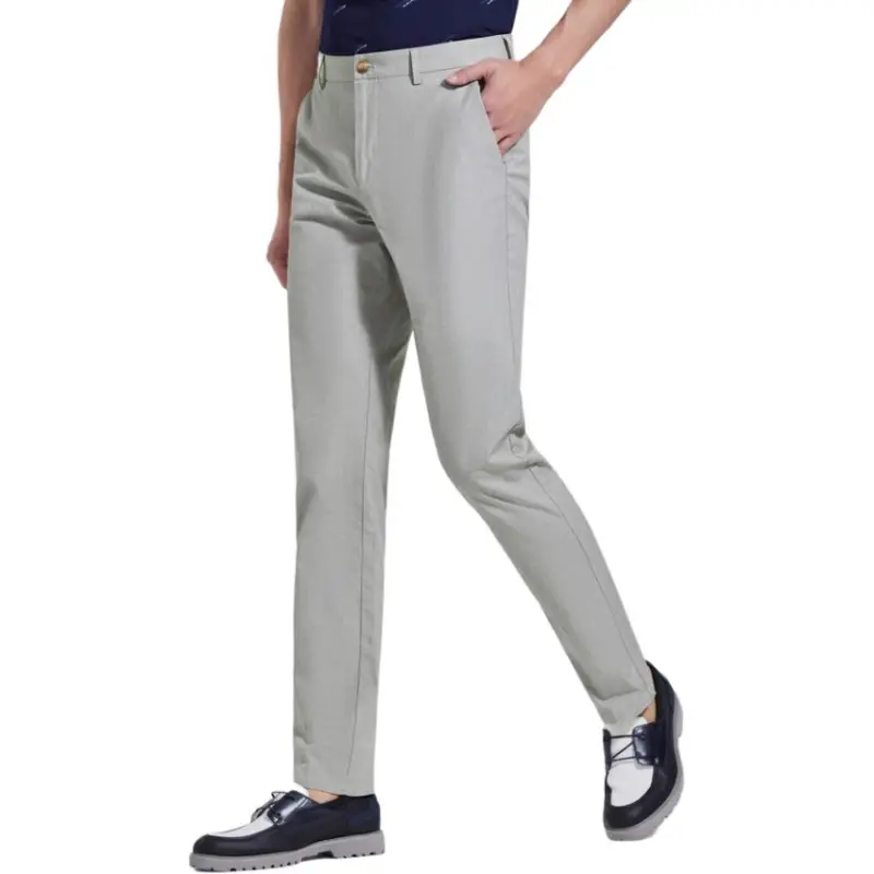 K BOXING Casual Pants Men's Medium Green Gray-1